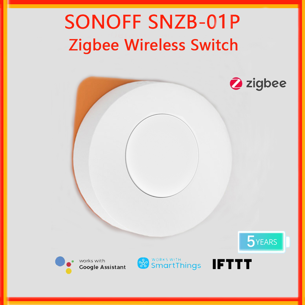 Sonoff Basic - SONOFF SNZB-01P Zigbee Drahtloser Schalter Benutzerdefinierter