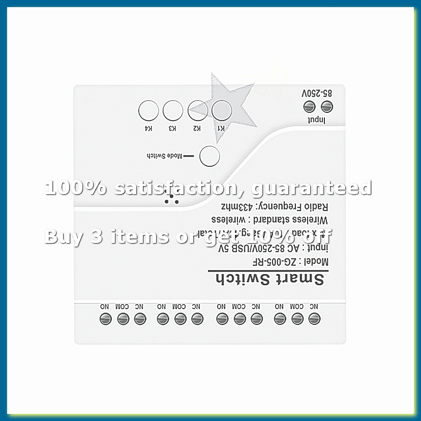 Smart Relay Tuya - 4-Kanal Zigbee Smart Lichtschaltermodul AC 85-250V
