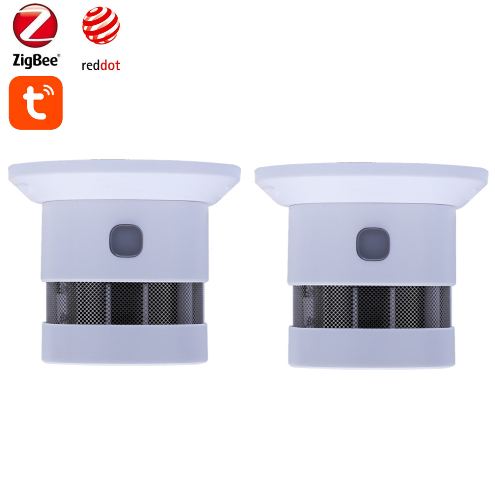 Home Assistant Tuya - Tuya Smart Zigbee Rauchmelder 85dB Laute
