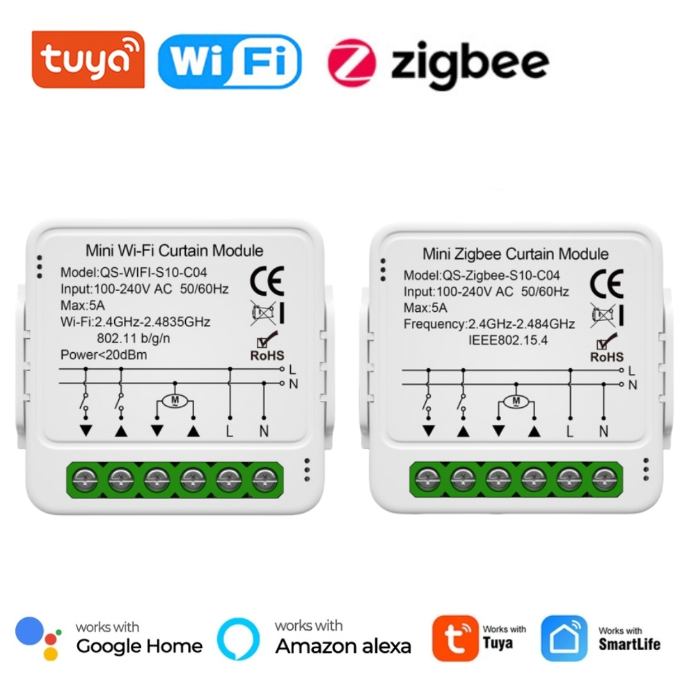 Tuya 4 Channel - Tuya WiFi Zigbee Smart Vorhang Schalter