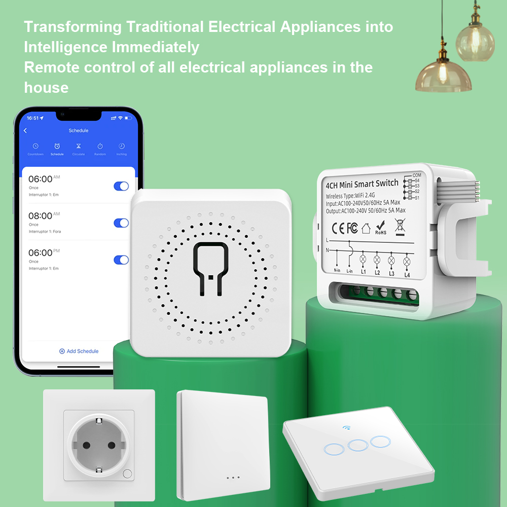 Tuya WiFi Smart-Schalter 1/2/3 – Tuya 4 Channel Bewertung und Preis