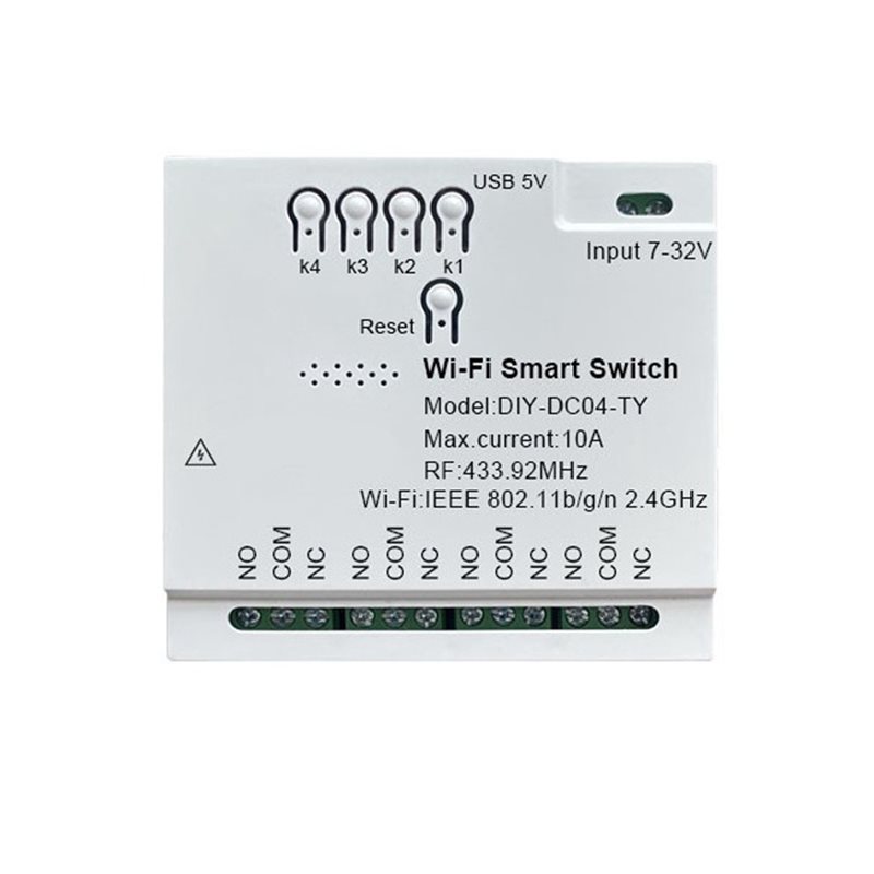 Zuverlässiges Tuya Wifi 4-Kana – Tuya 4 Channel Bewertung und Preis