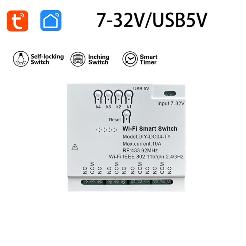Zuverlässiges Tuya Wifi 4-Kana – Tuya 4 Channel Bewertung und Preis