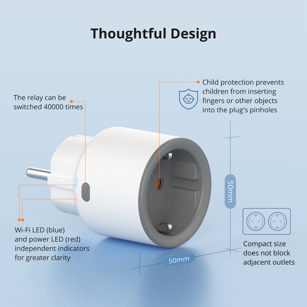 SONOFF S60 EU 16A IPlug WLAN-S – Shelly Plug Bewertung und Preis