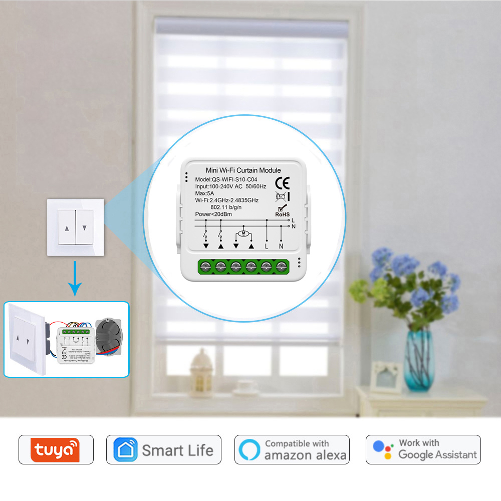 Tuya WiFi Zigbee Smart Vorhang – Tuya 4 Channel Bewertung und Preis